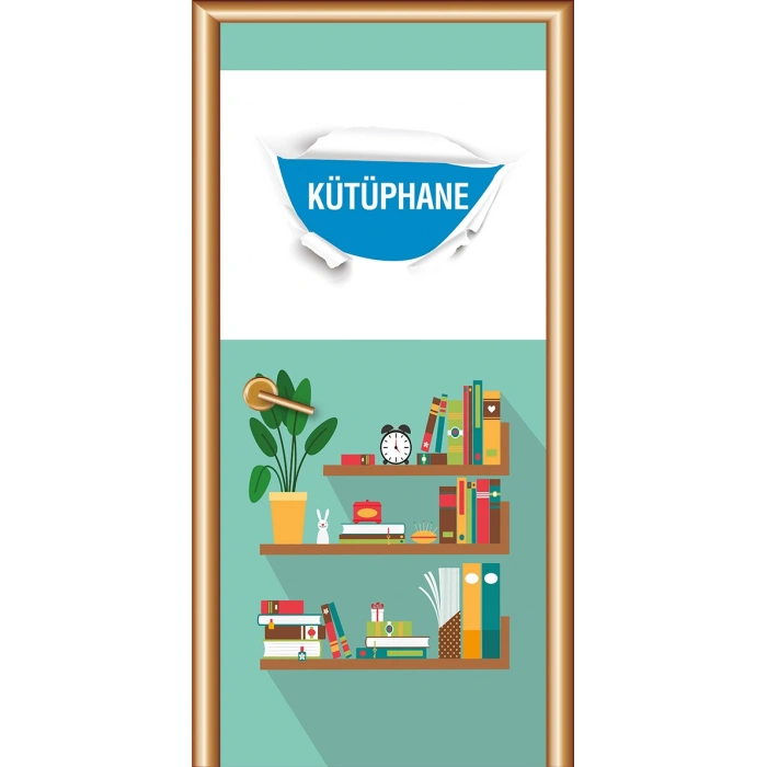Kütüphane Kapı Giydirme 81