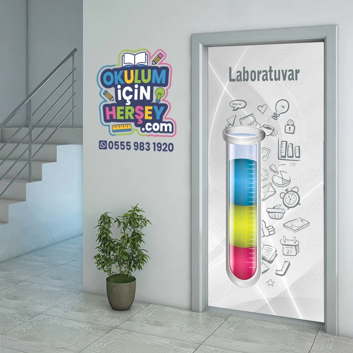 Laboratuvar Kapı Giydirme 07
