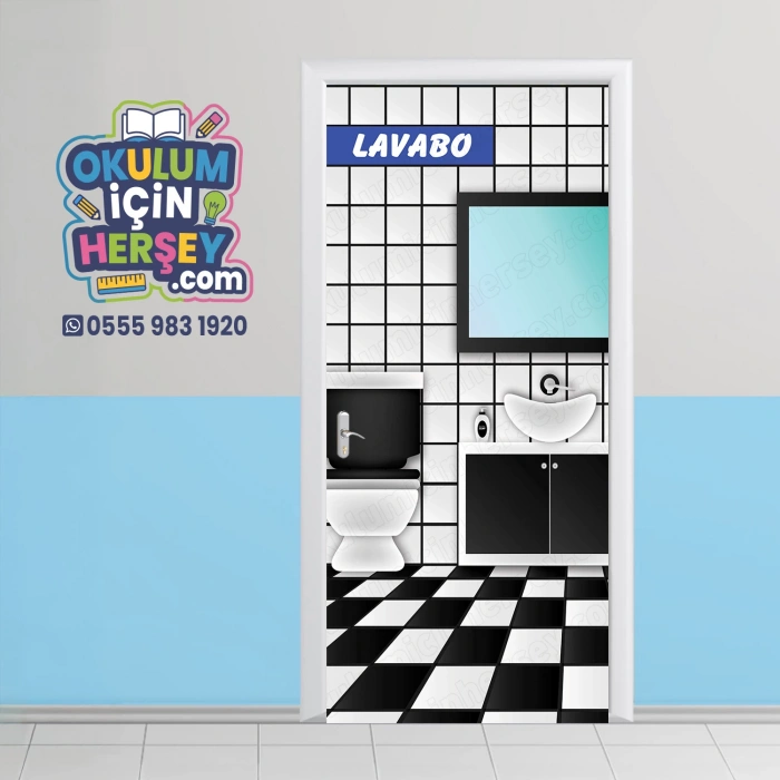 Lavabo WC Kapı Giydirme 101