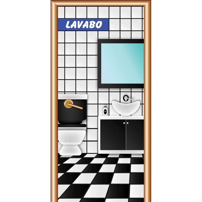 Lavabo WC Kapı Giydirme 101