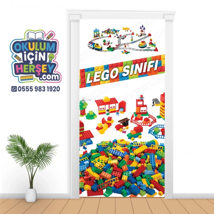 Lego Sınıfı Kapı Giydirme 191