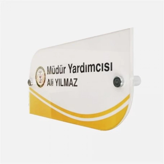 LISE PLEKSI KAPI İSIMLIĞI P KİS 07