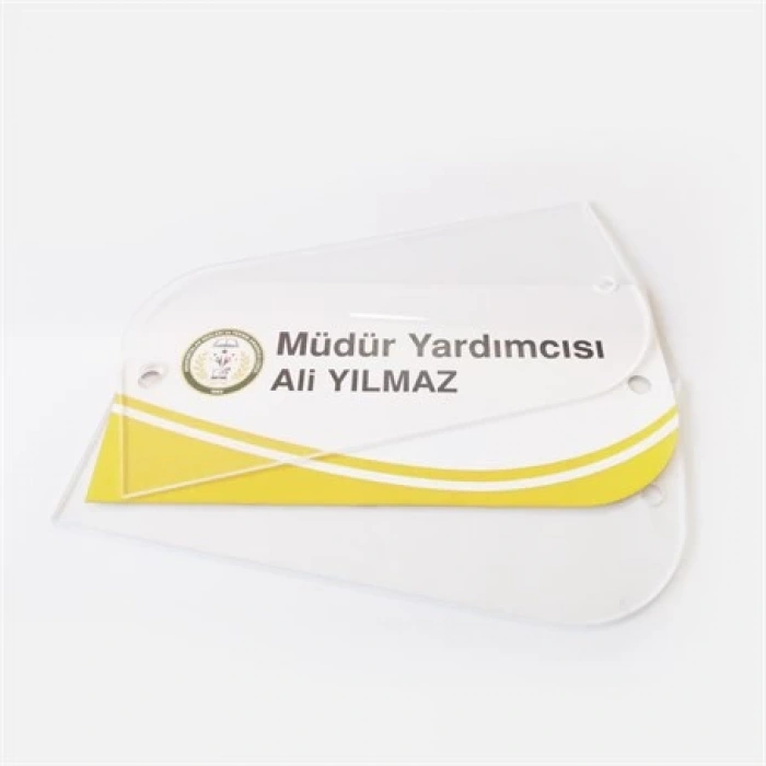 LISE PLEKSI KAPI İSIMLIĞI P KİS 07