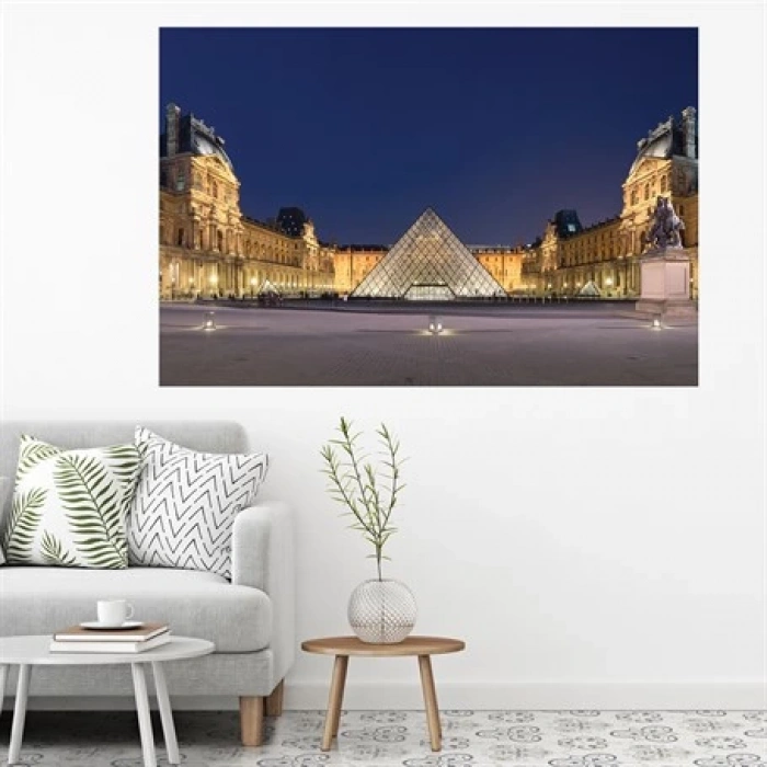 Louvre Müzesi Folyo Sticker HD FS 04