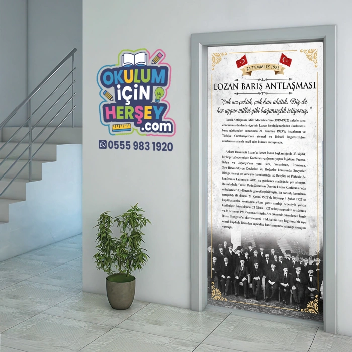 Lozan Barış Antlaşması Kapı Giydirme 28