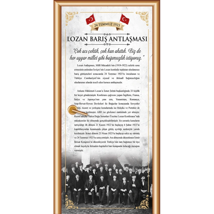Lozan Barış Antlaşması Kapı Giydirme 28