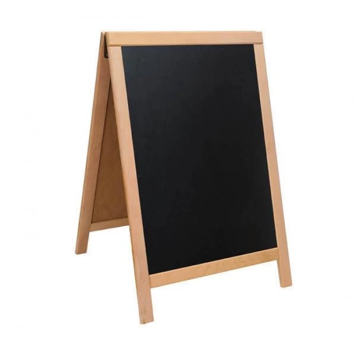 Lüks Ahşap Ayaklı Çatı Tipi Yazı Tahtası