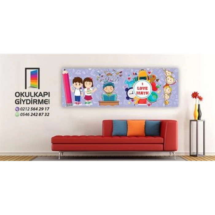 Matematik Duvar giydirme 02