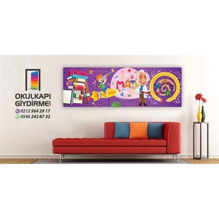 Matematik Duvar giydirme 03