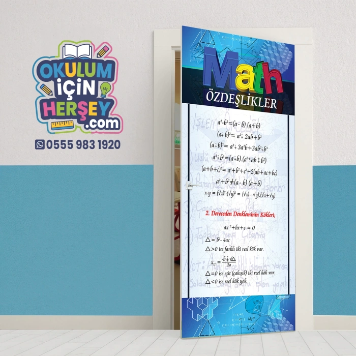 Matematik Sınıfı Kapı Giydirme 04