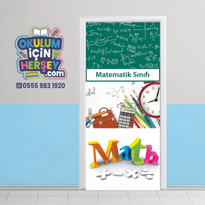 Matematik Sınıfı Kapı Giydirme 07