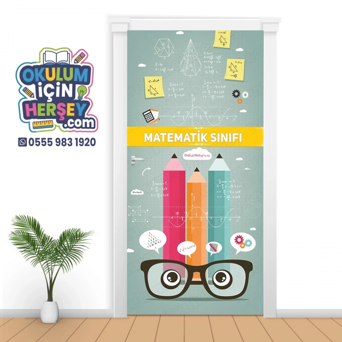 Matematik Sınıfı Kapı Giydirme 10