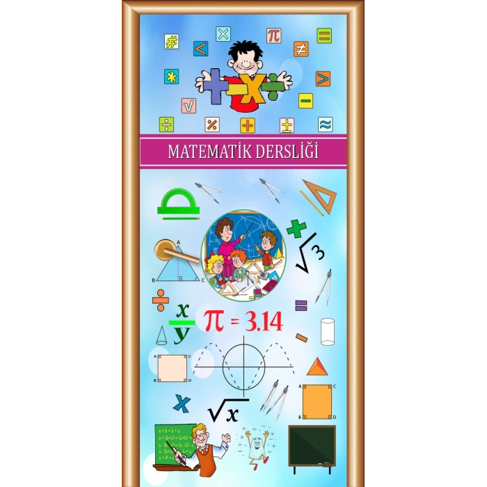 Matematik Sınıfı Kapı Giydirme 14