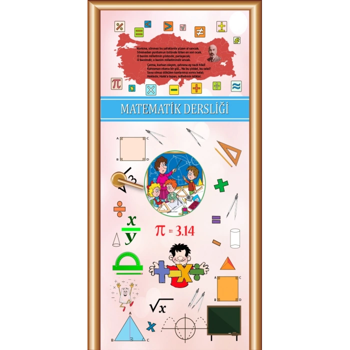 Matematik Sınıfı Kapı Giydirme 15