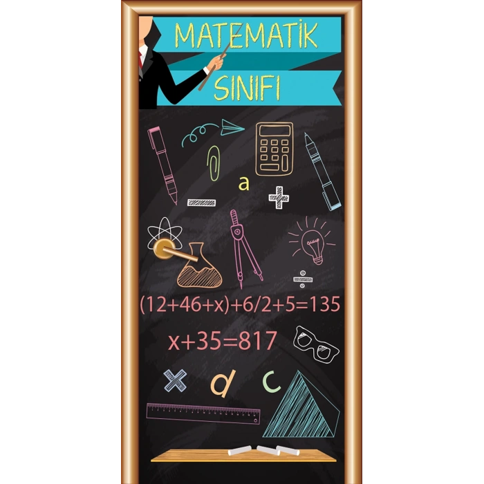 Matematik Sınıfı Kapı Giydirme 58