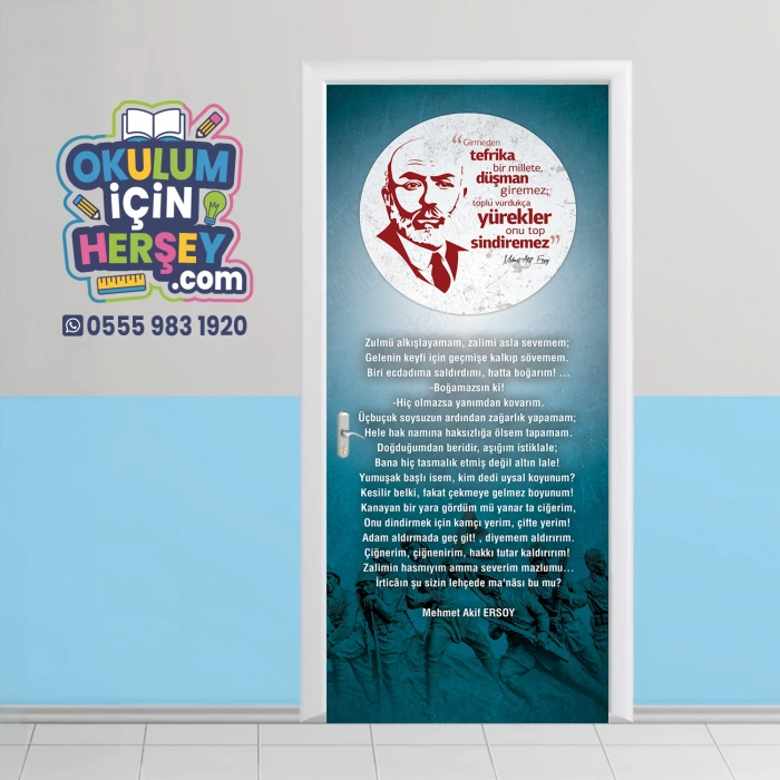 Mehmet Âkif Ersoy Kapı Giydirme 89