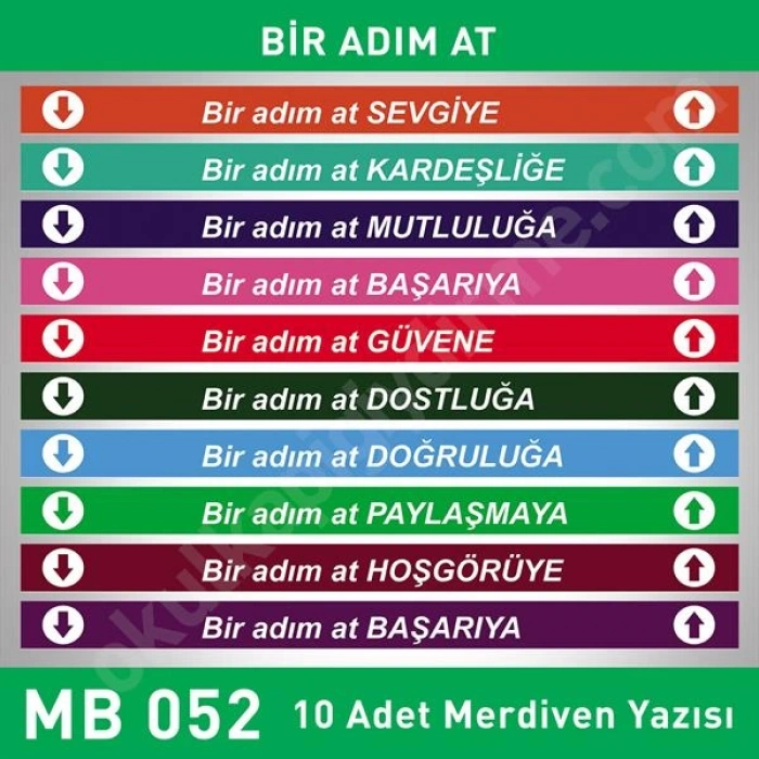 Merdiven Basamakları Bir Adım At MB 052