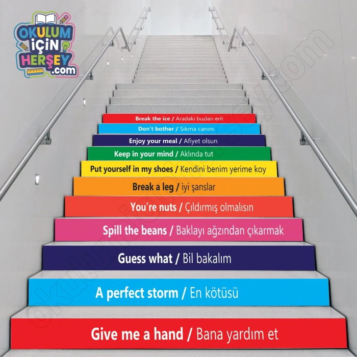 Merdiven Yazıları İngilizce MB 039