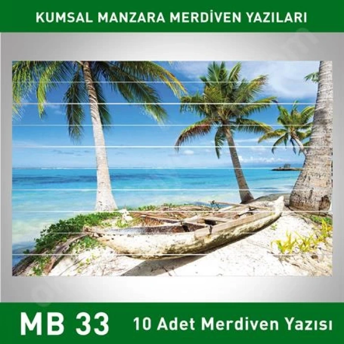 Merdiven Yazıları Manzara MB 033