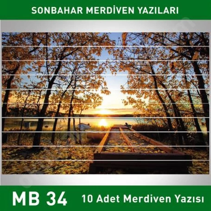 Merdiven Yazıları Manzara MB 034