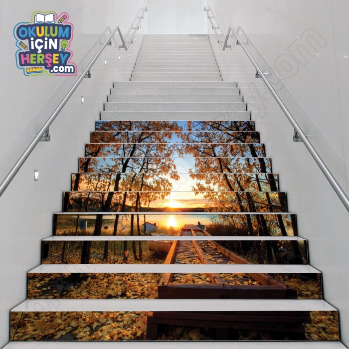 Merdiven Yazıları Manzara MB 034