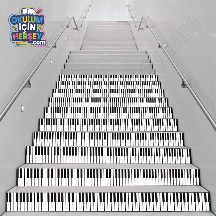Merdiven Yazıları Piyano Tuşları MB 036