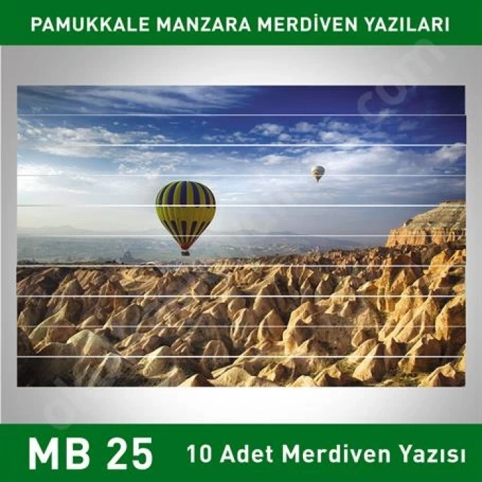 Merdiven Yazılarıı Manzara MB 025