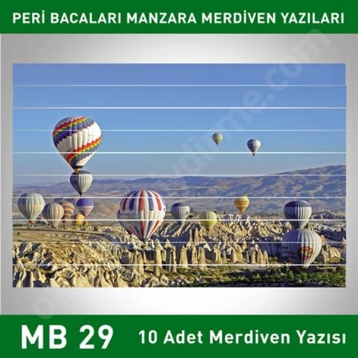 Merdiven Yazılarıı Manzara MB 029
