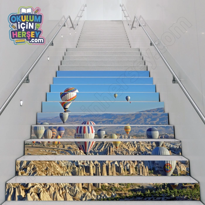 Merdiven Yazılarıı Manzara MB 029