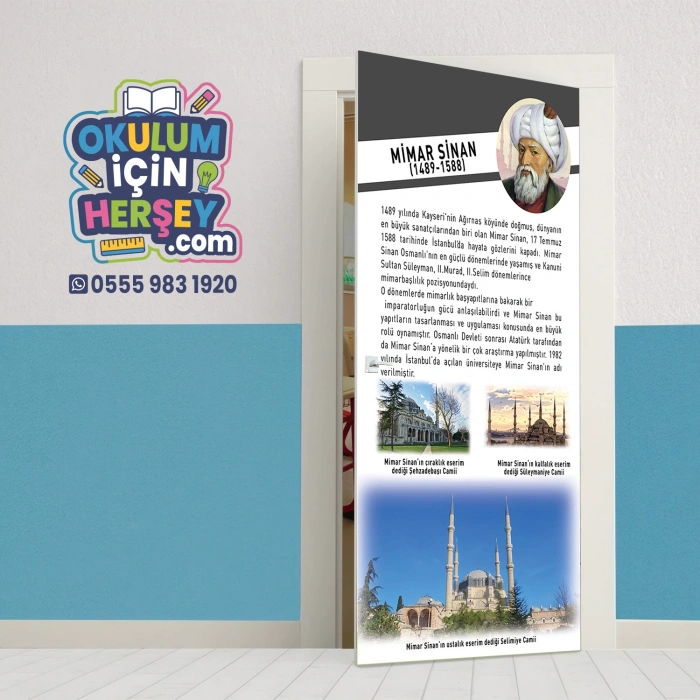 Mimar Sinan Bilim İnsanları Kapı Giydirme 75