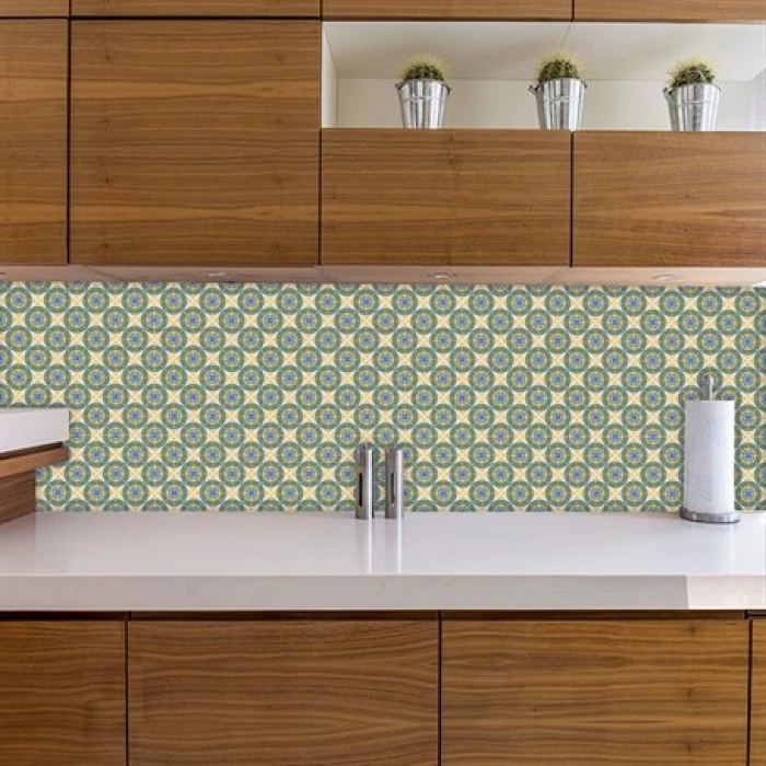 Mutfak Tezgah Arası Fayans Folyo Kaplama Sticker