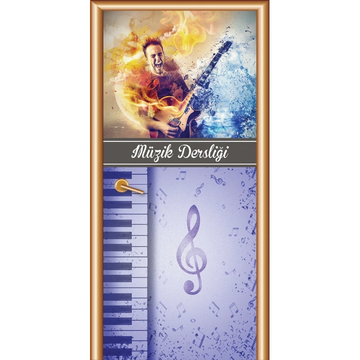 Müzik Sınıfı Kapı Giydirme 07