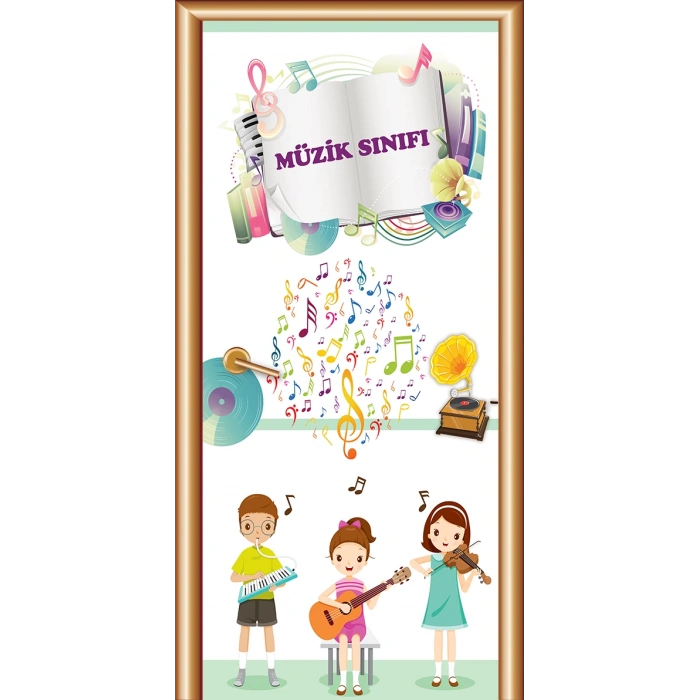 Müzik Sınıfı Kapı Giydirme 15