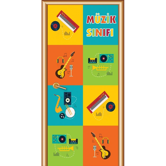 Müzik Sınıfı Kapı Giydirme 17