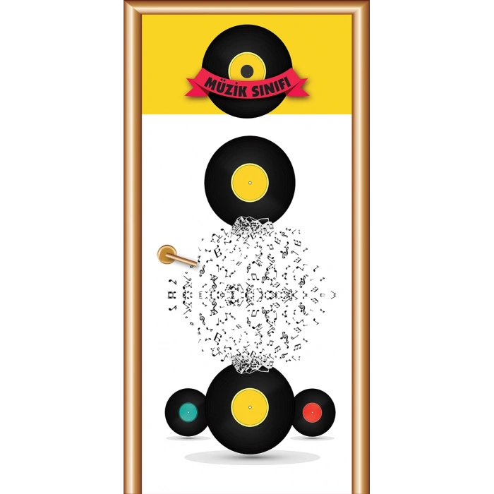 Müzik Sınıfı Kapı Giydirme 18