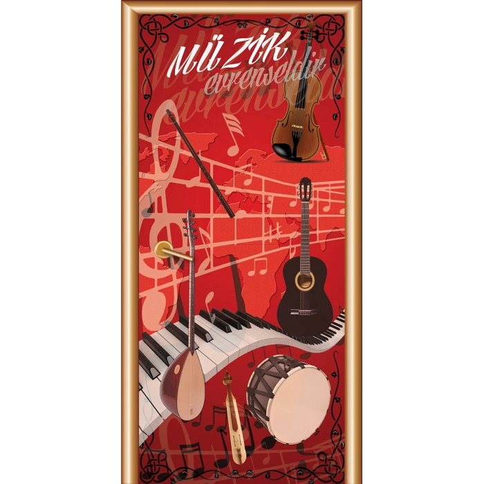 Müzik Sınıfı Kapı Giydirme 22