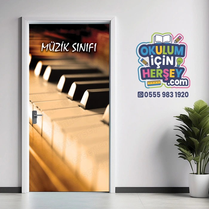 Müzik Sınıfı Kapı Giydirme 26