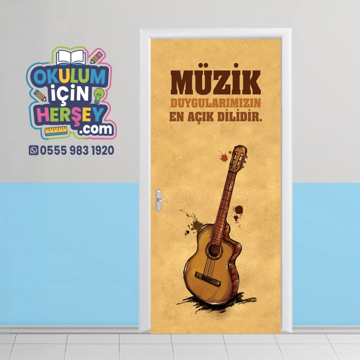 Müzik Sınıfı Kapı Giydirme 27
