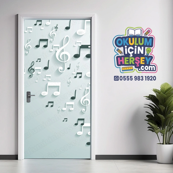 Müzik Sınıfı Kapı Giydirme 30