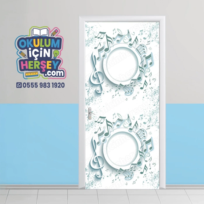 Müzik Sınıfı Kapı Giydirme 31