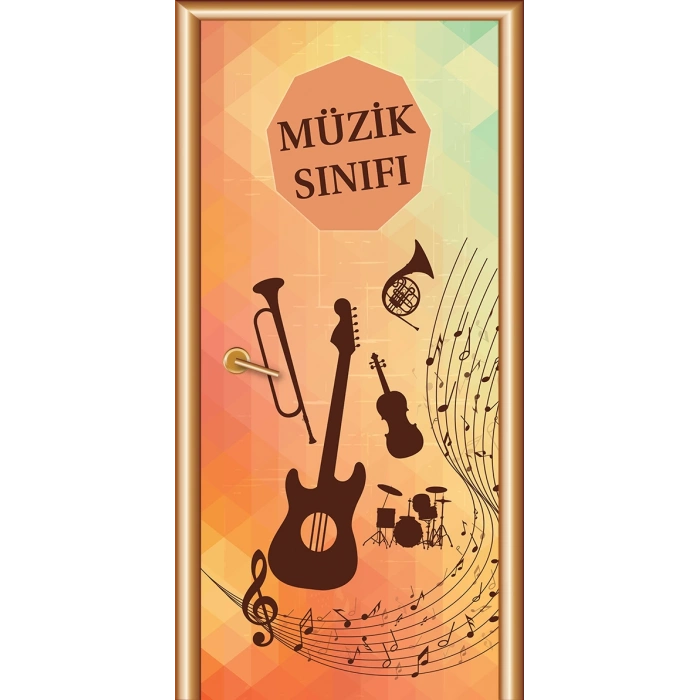 Müzik Sınıfı Kapı Giydirme 32