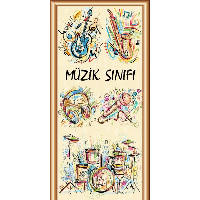 Müzik Sınıfı Kapı Giydirme 36