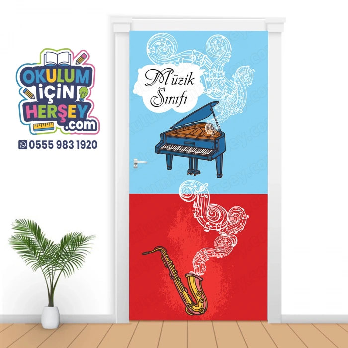 Müzik Sınıfı Kapı Giydirme 39