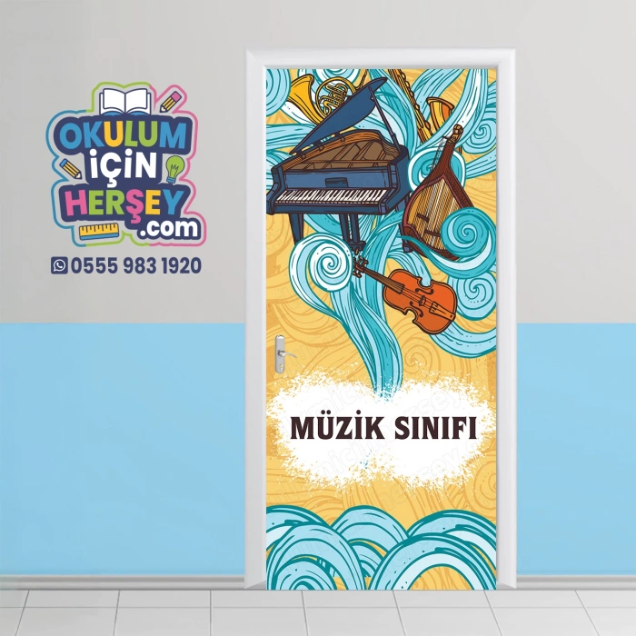 Müzik Sınıfı Kapı Giydirme 41