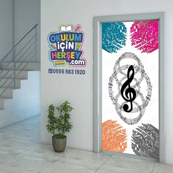 Müzik Sınıfı Kapı Giydirme 42
