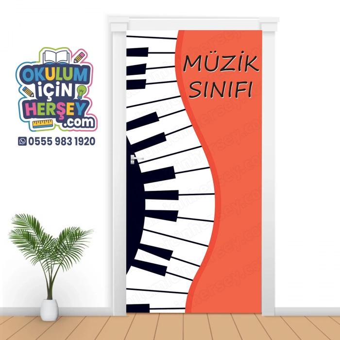 Müzik Sınıfı Kapı Giydirme 44