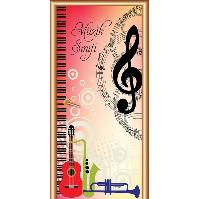 Müzik Sınıfı Kapı Giydirme 45