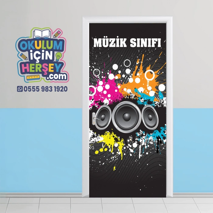 Müzik Sınıfı Kapı Giydirme 46