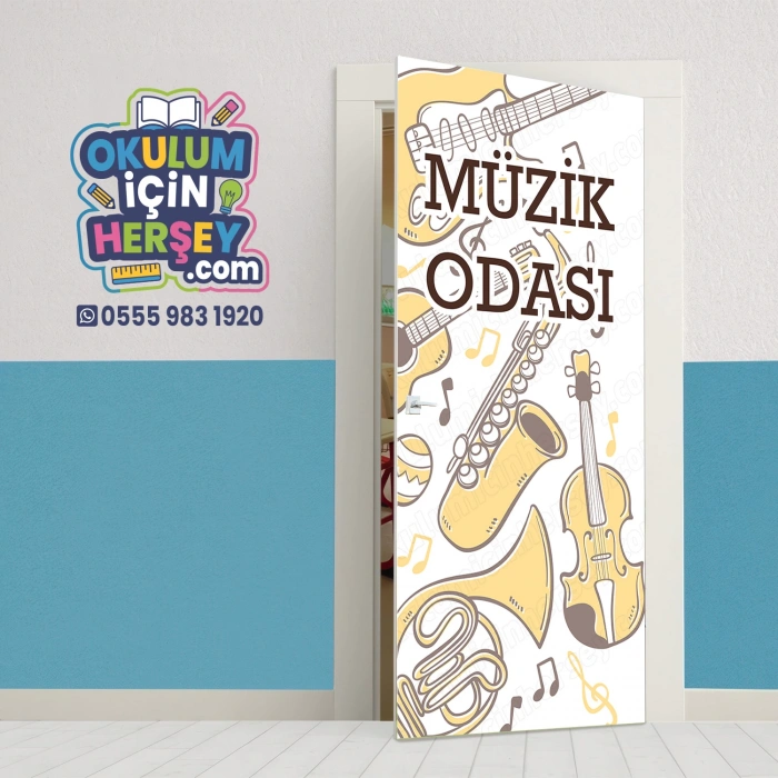 Müzik Sınıfı Kapı Giydirme 48