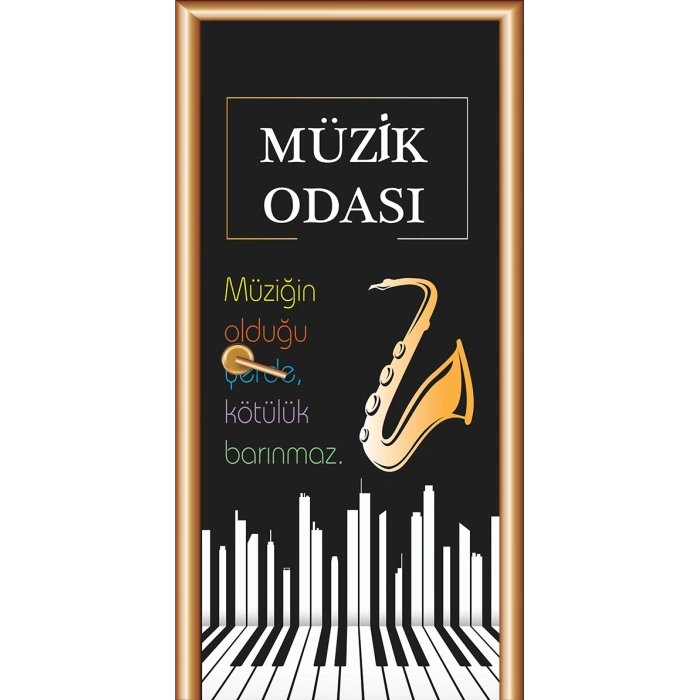 Müzik Sınıfı Kapı Giydirme 49